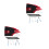 2Sets Durable Red Pet Grooming Hammock with Comb and Nail File 7