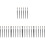 30Pcs Ergonomic Black Makeup Brushes Angled Eyeliner and Concealer Use 5