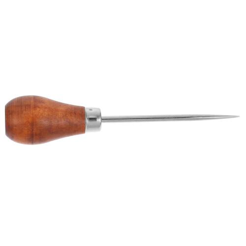 5Pcs Wooden Handle Sewing Awl for Bookbinding and DIY Projects 2