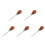 5Pcs Wooden Handle Sewing Awl for Bookbinding and DIY Projects 4