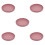 5Pcs Silicone Elderly Scoop Dish with Suction Base Rose Gold Bowl 4