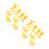100Pcs Portable Yellow Construction Worker Mini Figures Toddler Toys 5