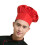5Pcs Red Cooking Chef Hats Mushroom Design Cotton Polyester Caps 1