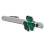 2Pcs Durable Alloy Tie Clips for Men St Patrick's Day Suit Accessories 3