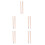 10Pcs Brown Waterproof Wooden Eyebrow Pencil User-Friendly Makeup Tool 7