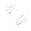 2Pcs Solid Metal Silver Hip Hop Punk Multi-Layer Waist Chain for Pants 9