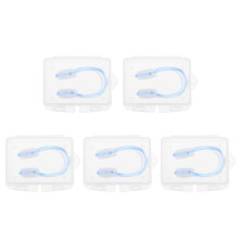 Wear-Resistant Nose Plugs White Silicone Clips for Swimming Use