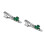 2Pcs Durable Alloy Tie Clips for Men St Patrick's Day Suit Accessories 9