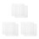 6Pcs White Skull Silicone Molds for Halloween Chocolate Candy 8