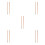 10Pcs Brown Waterproof Wooden Eyebrow Pencil User-Friendly Makeup Tool 10