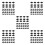 180Pcs ABS Plastic Bed Slat End Caps Black for Universal Bed Frame Fix 7
