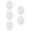 5Pcs Quick Release Clay Mold for Handmade Mini Ceramic Vase Magnets 8