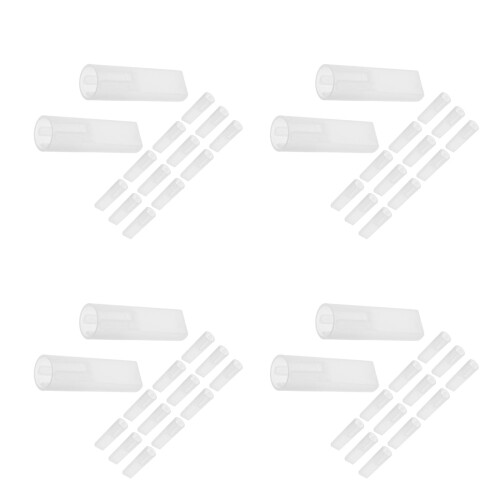 400Pcs Plastic Covers with Safety Caps for Kitchen and Craft Use 2