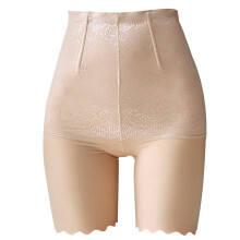 2Pcs Elastic Khaki Ice Silk Postpartum Underwear with Tummy Control