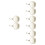 8Pcs Two-in-One Ceramic Chopstick Rest and Soy Sauce Plate 5