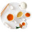 8Pcs Two-in-One Ceramic Chopstick Rest and Soy Sauce Plate 3