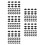 180Pcs ABS Plastic Bed Slat End Caps Black for Universal Bed Frame Fix 4