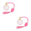 2Pcs Refillable Empty Glass Perfume Bottle Vintage Airbag Mist Sprayer 7