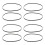 8Pcs Bread Machine Belt Replacement Quiet 6