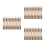 42Pcs Rustic Natural Bark Pencils Light Brown Wood for Writing Drawing 9
