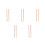 10Pcs Brown Waterproof Wooden Eyebrow Pencil User-Friendly Makeup Tool 9