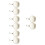 8Pcs Two-in-One Ceramic Chopstick Rest and Soy Sauce Plate 7