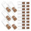 48Pcs Tiny Glass Vials with Cork Stoppers Mini Clear Bottles for Decor 3