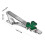 2Pcs Durable Alloy Tie Clips for Men St Patrick's Day Suit Accessories 4