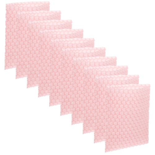 20Pcs Shockproof Pink Bubble Mailers Heart Design Mailing Envelopes 2