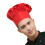 5Pcs Red Cooking Chef Hats Mushroom Design Cotton Polyester Caps 2