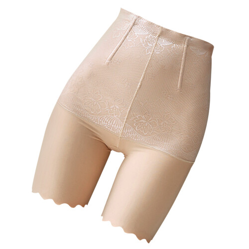 2Pcs Elastic Khaki Ice Silk Postpartum Underwear with Tummy Control 2
