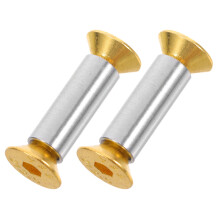 4Pcs Durable Brass Rivets Golden Handle Screws for DIY Repair
