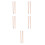 10Pcs Brown Waterproof Wooden Eyebrow Pencil User-Friendly Makeup Tool 5