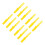 12Pcs Yellow Paint Manual Mixing Rods for Home Use 6