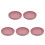 5Pcs Silicone Elderly Scoop Dish with Suction Base Rose Gold Bowl 9