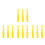 12Pcs Yellow Paint Manual Mixing Rods for Home Use 8