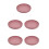 5Pcs Silicone Elderly Scoop Dish with Suction Base Rose Gold Bowl 8