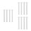12Pcs White ABS Mini Classical Roman Pillars for Micro Landscape Decor 6