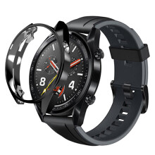 2Pcs Watch Case Black Tpu Durable Shield for Smartwatch
