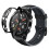 2Pcs Watch Case Black Tpu Durable Shield for Smartwatch 1
