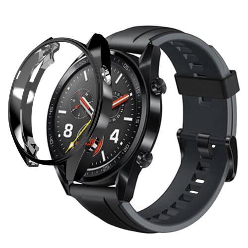 2Pcs Watch Case Black Tpu Durable Shield for Smartwatch