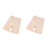 2Pcs Elastic Khaki Ice Silk Postpartum Underwear with Tummy Control 7