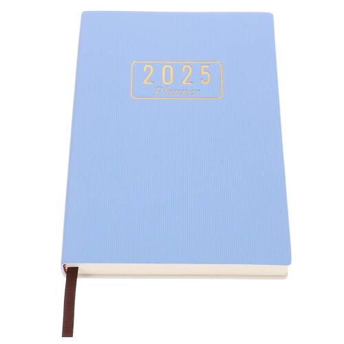 4Pcs Blue Portable Planner Organizer Notebook for Office and Home