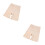 2Pcs Elastic Khaki Ice Silk Postpartum Underwear with Tummy Control 4