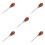 5Pcs Wooden Handle Sewing Awl for Bookbinding and DIY Projects 7