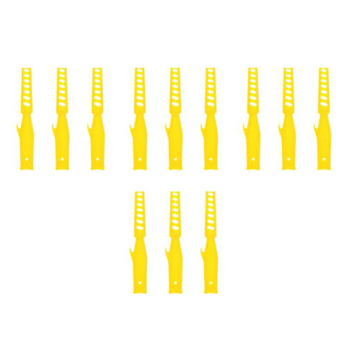 12Pcs Yellow Paint Manual Mixing Rods for Home Use 2