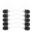 40Pcs Black Perfume Pump Tops Replacement Spray Bottle Nozzles for DIY 3
