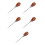 5Pcs Wooden Handle Sewing Awl for Bookbinding and DIY Projects 5