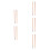 10Pcs Brown Waterproof Wooden Eyebrow Pencil User-Friendly Makeup Tool 8