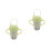 2Pcs Bedside Drinking Cups for Elderly Leakproof Straw Cups Green 3